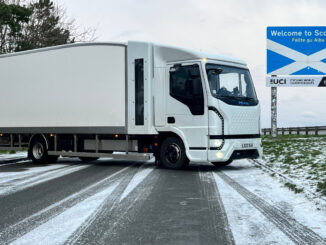 Tevva hydrogen-electric truck border run