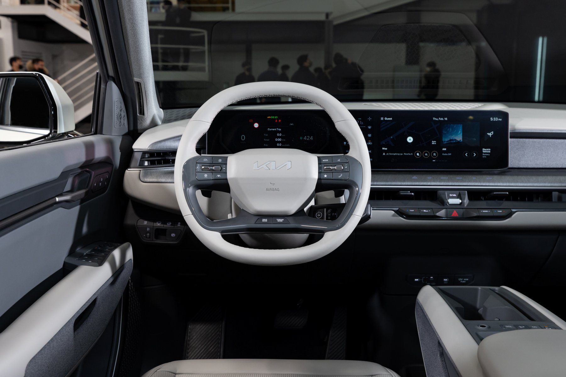 Kia EV9 Exterior reveal interior dash 2