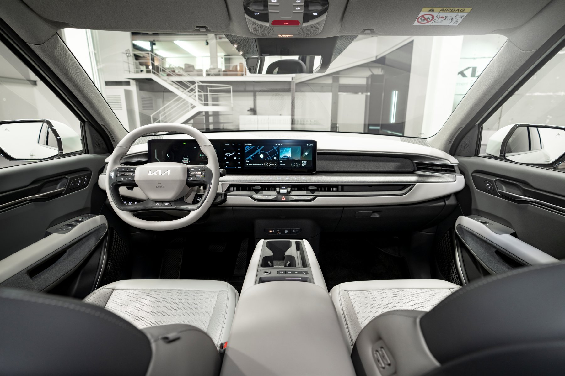 Kia EV9 Exterior reveal interior dash