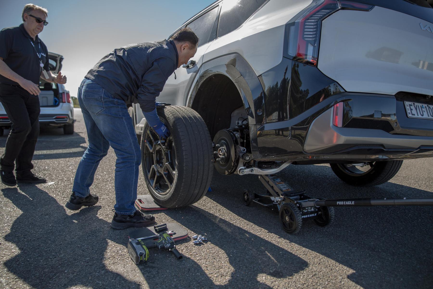 Kia EV9 suspension tuning in Australia 1