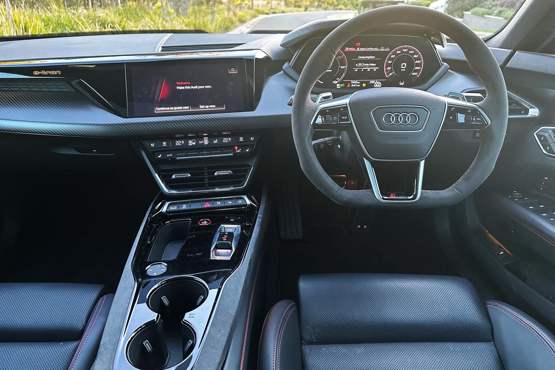 Audi RS e-tron GT interior front