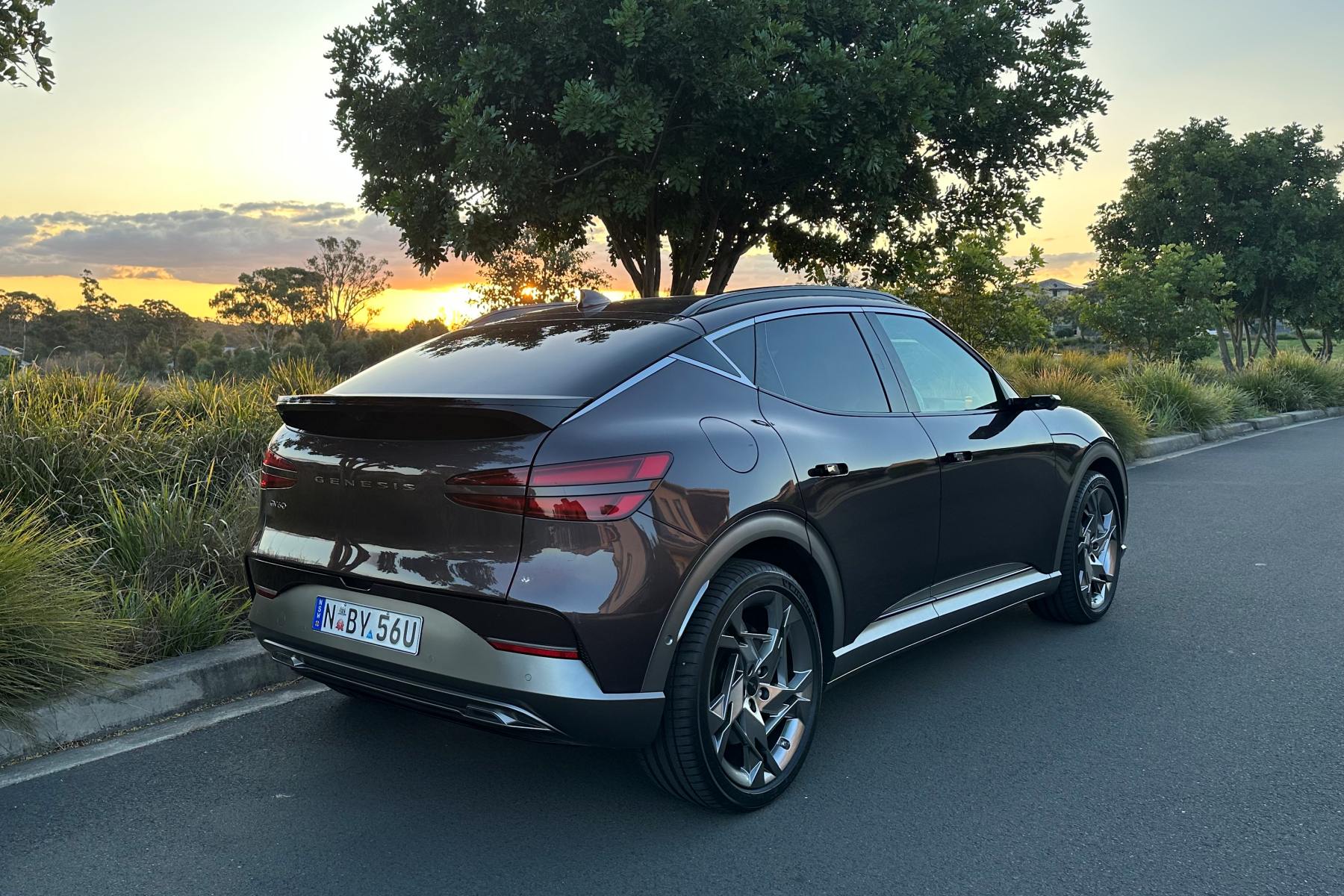 Genesis GV60 EV 2023 rear quarter