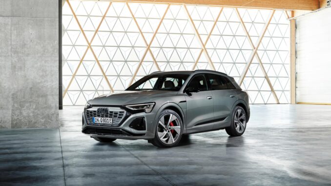 The new Audi Q8 55 e-tron