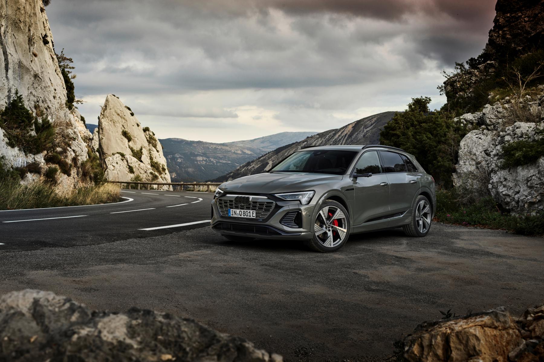 The new Audi Q8 55 e-tron