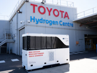 Toyota has partnered with EODev and Blue Diamond Machinery (BDM) to assemble, distribute and sell the GEH2 hydrogen fuel cell generator in Australia