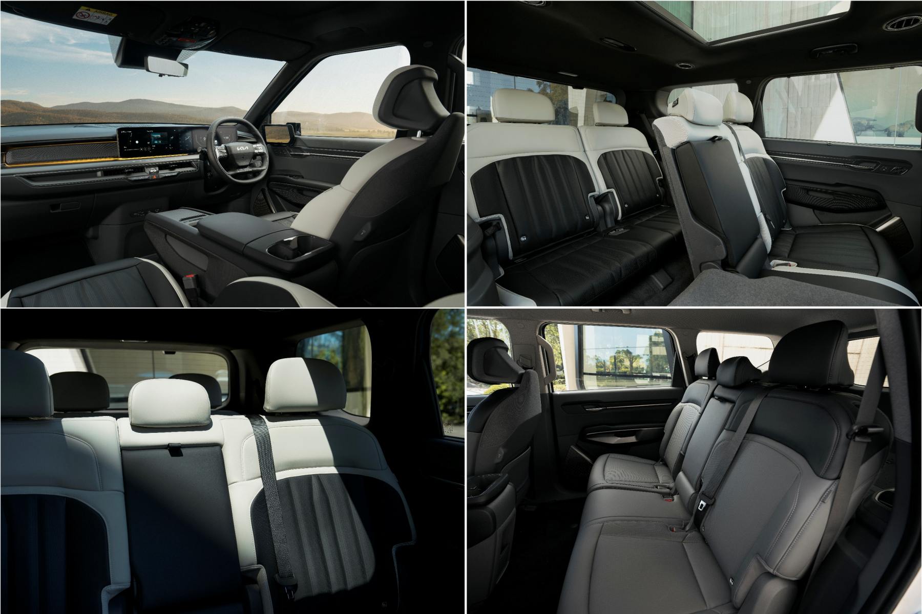 Kia EV9 interior seating features 4
