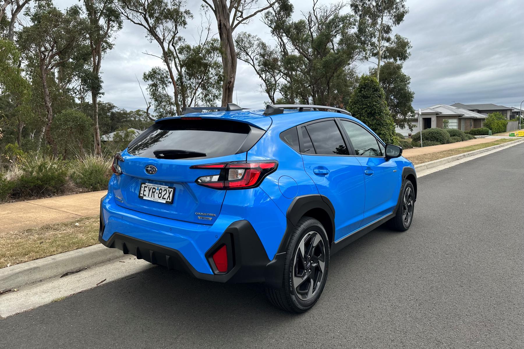 Subaru Crosstrek Hybrid S rear quarter 1