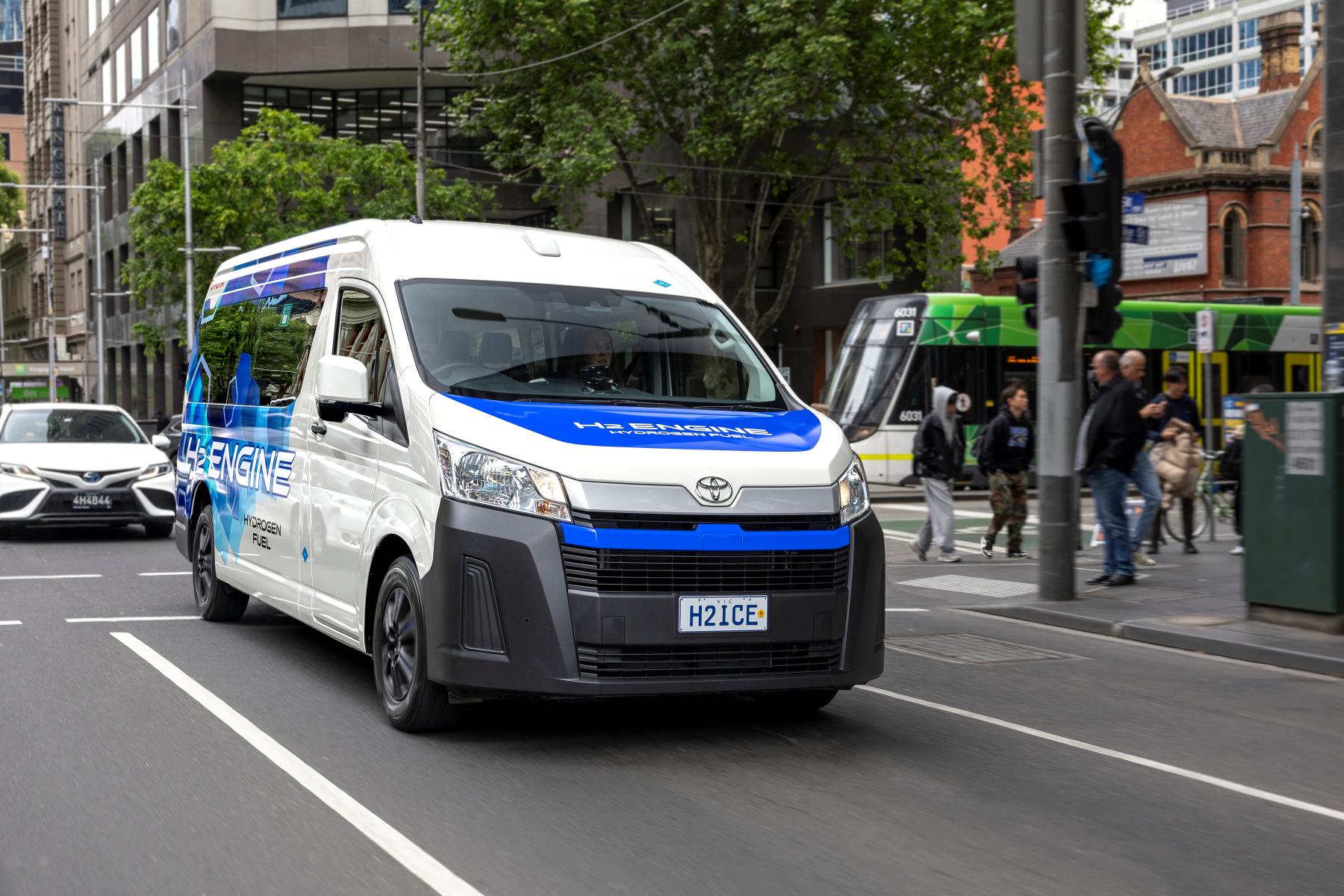 Toyota Hydrogen HiAce Prototype. (Prototype vehicle shown. Not available for purchase)