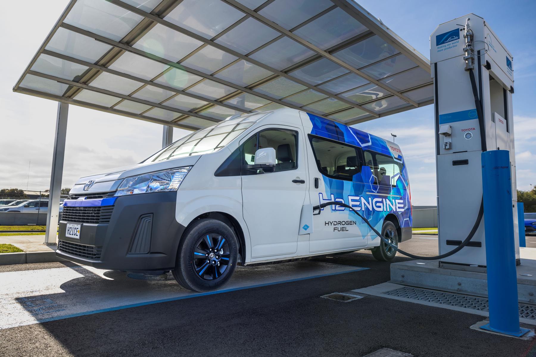 Toyota Hydrogen HiAce Prototype. (Prototype vehicle shown. Not available for purchase)