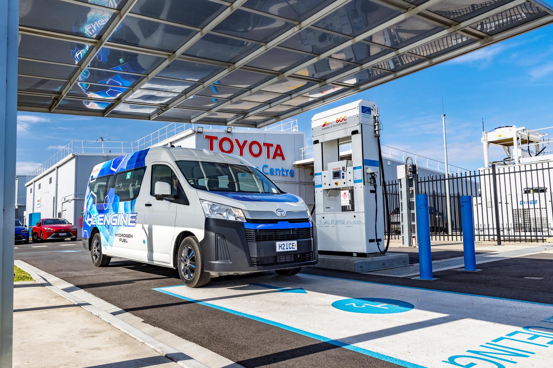 Toyota Hydrogen HiAce Prototype. (Prototype vehicle shown. Not available for purchase)