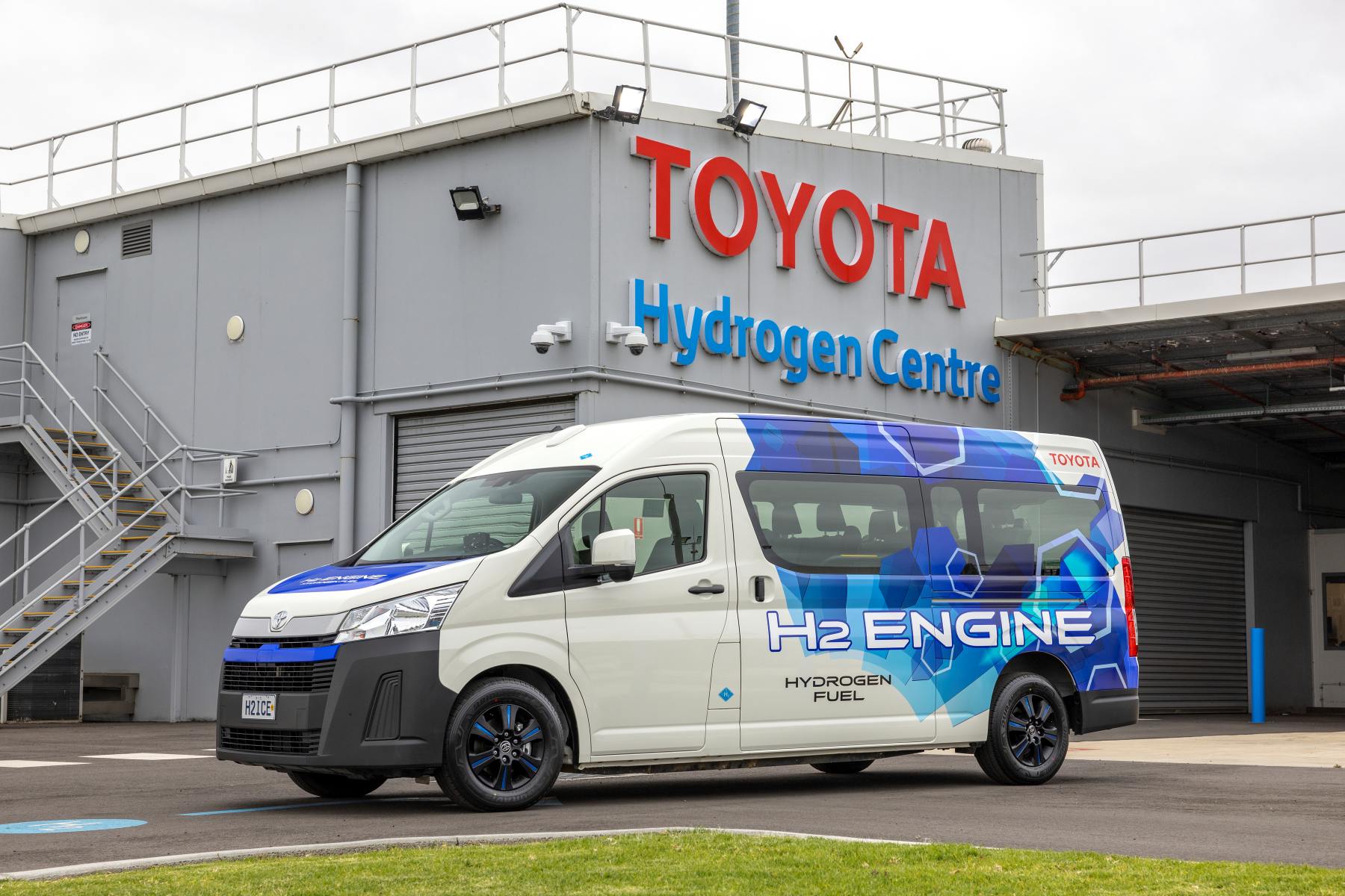 Toyota Hydrogen HiAce Prototype. (Prototype vehicle shown. Not available for purchase)