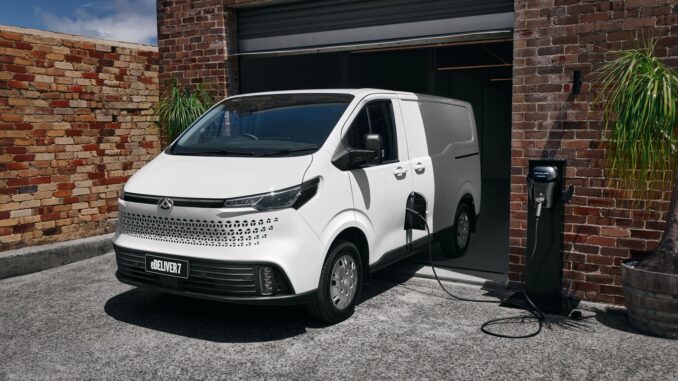 LDV eDeliver 7 SWB Low Roof charging