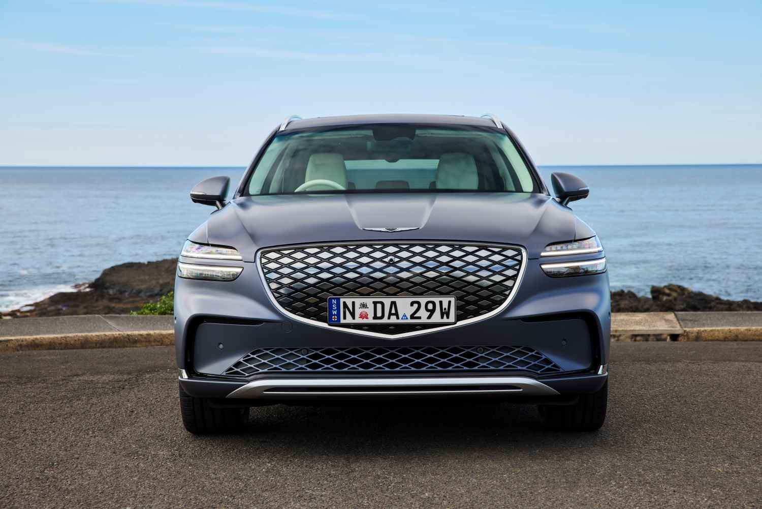 2025 Electrified GV70 front grill 1