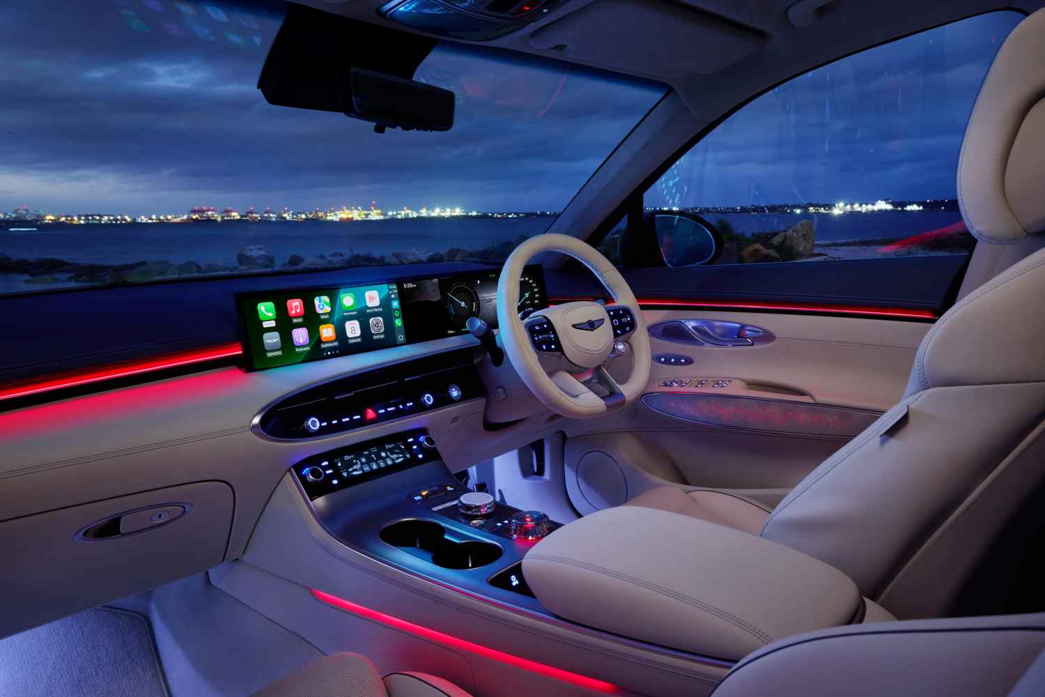 2025 Electrified GV70 front interior 2
