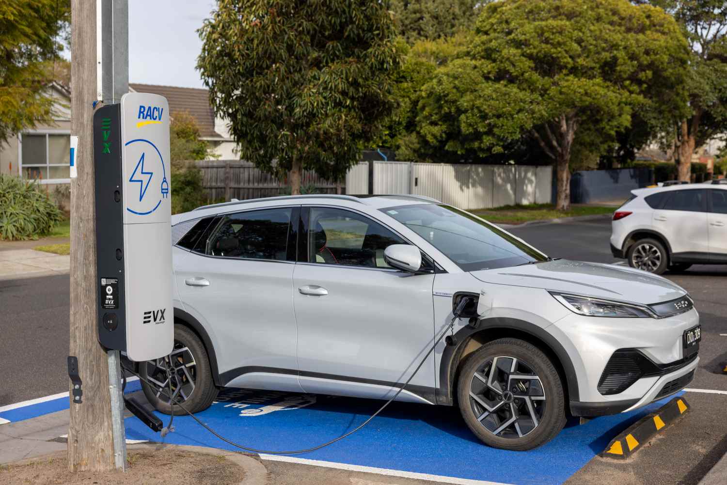 EVX and RACV kerbside charger 1
