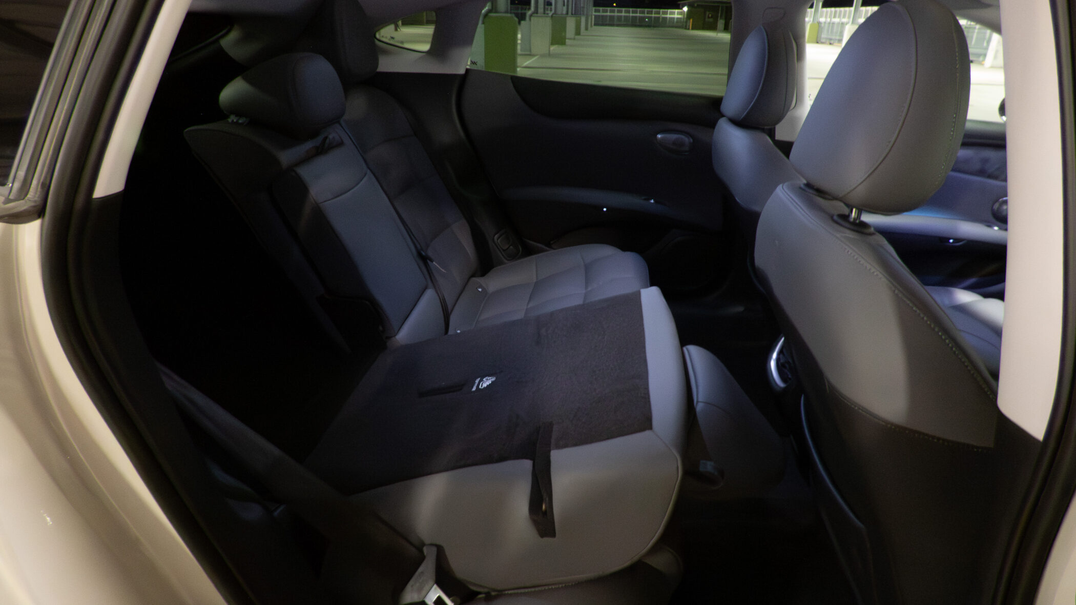 IM5 Performance 2025 with one section of the rear seats folded down