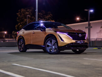 Hero shot of the all-new Nissan Ariya 2025 electric crossover