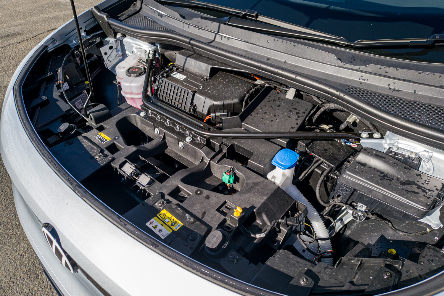 Under-bonnet service compartment of the 2026 Volkswagen ID.4 GTX electric SUV
