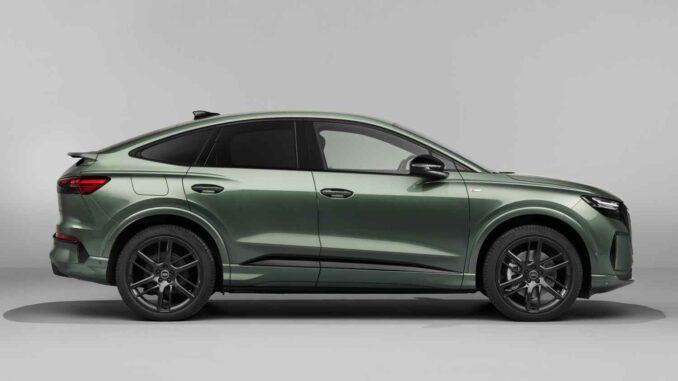 Audi Q4 e-tron sportback profile