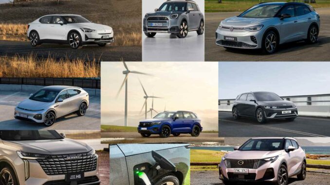 EV Models sales